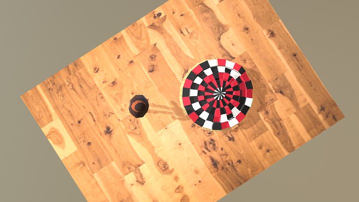 Woody's Darts House 3D Model