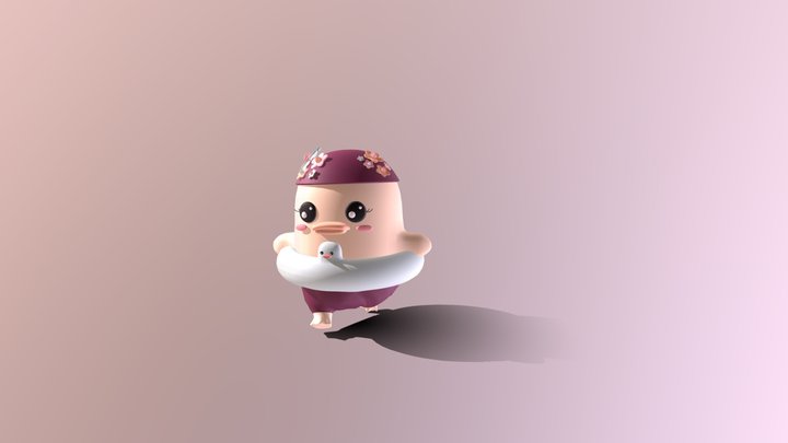 Little Duck 3D Model