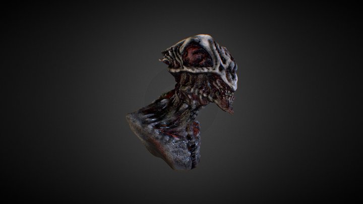  test aliens head 3D Model