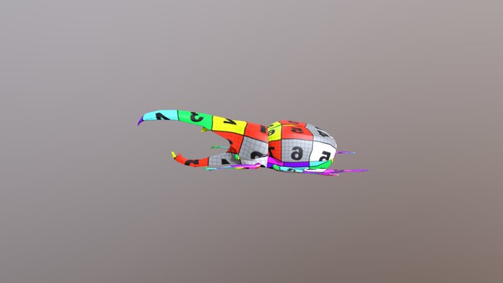 Final uvmap 3D Model