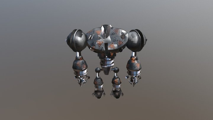 ImprovesTexture_SnowRobot 3D Model