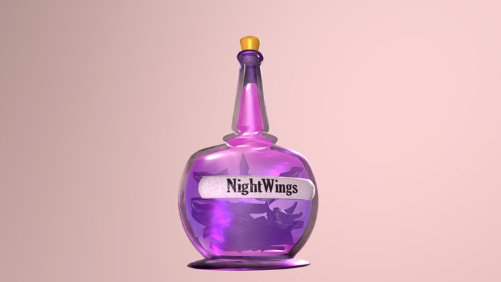 Potion Bottle 3D Model