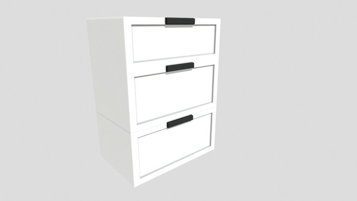 Kitchen Drawers 3D Model