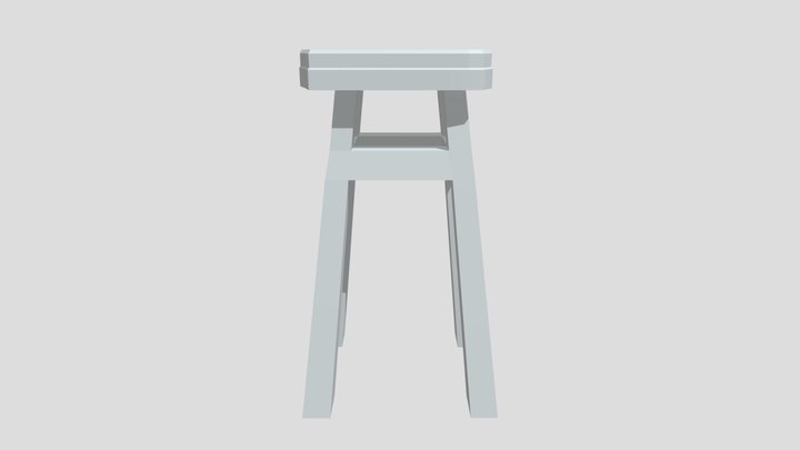 Tall Stool 3D Model