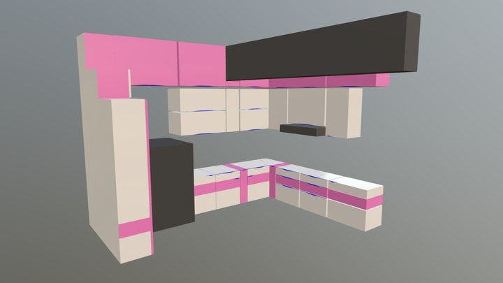 Kitchen Laminates 3D Model
