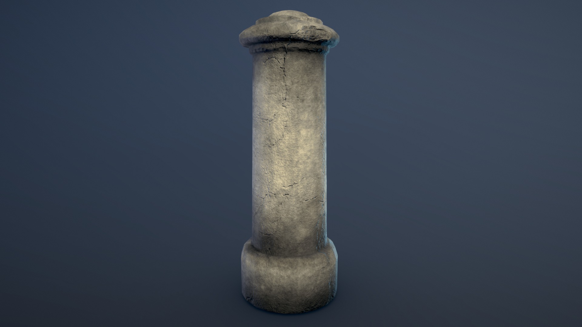 Pillar Game Res Mesh 3D model by Christian MirandaBoulay