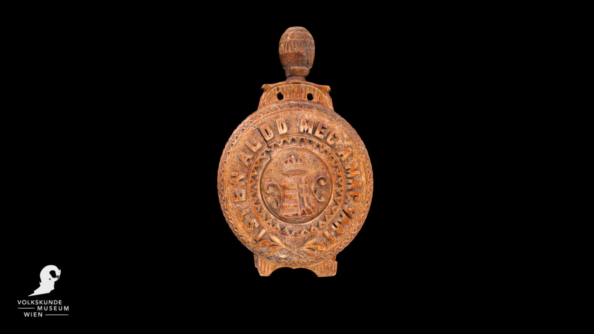 Holzflasche EMK 5.701 — Sketchfab embed 3D viewer