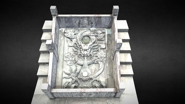 Dragon Sculpture - Danbi Stone 5# 3D Model