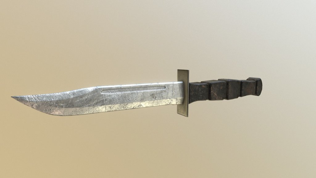 Knife Low Poly - 3D model by Dario Ban (@NeoWick) [1d1fd8f] - Sketchfab