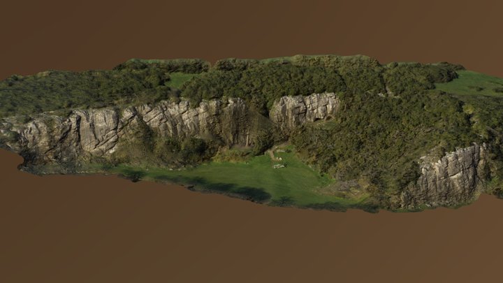 Canyon De Saulges 3D Model