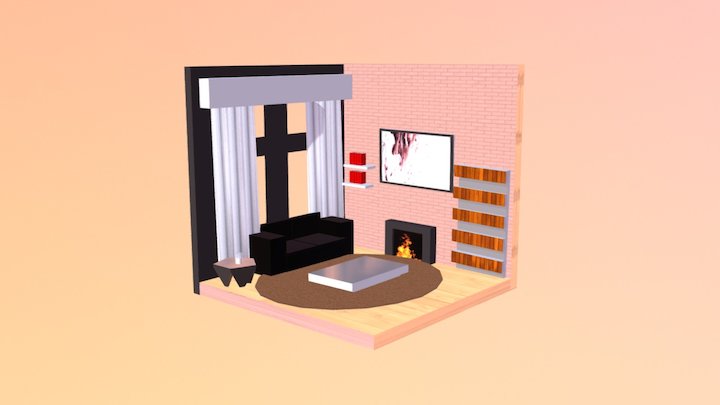 First Model  ( Room ) 3D Model