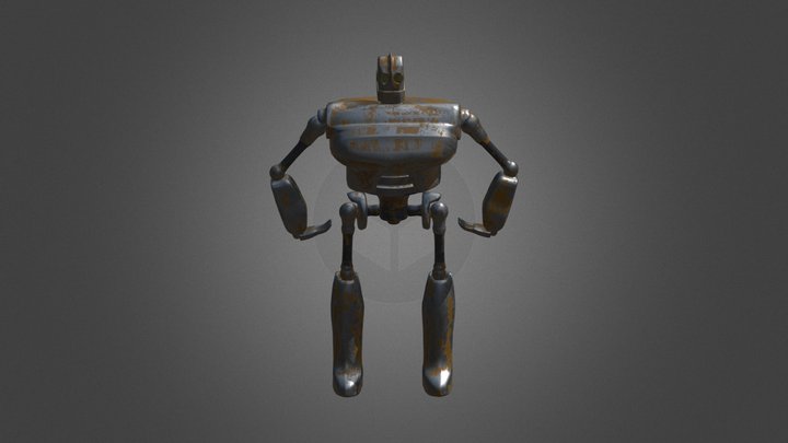 Gigante De Hierro - Iron Giant 3D Model