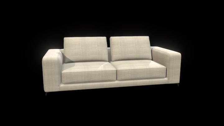 Christian Sofa 3D Model