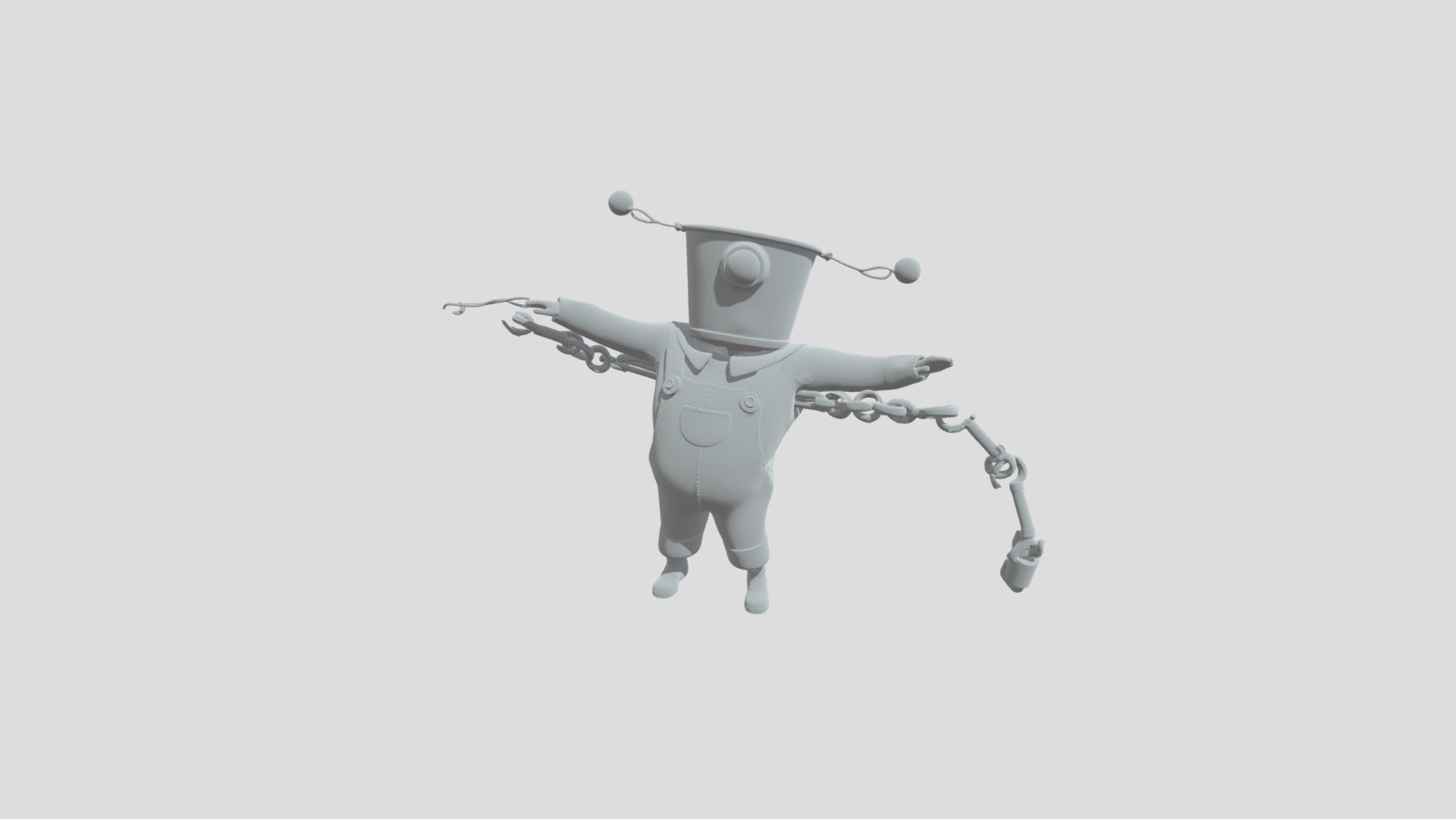 Buckethead on a Scooter - 3D model by Warner Broths. Pictures ...