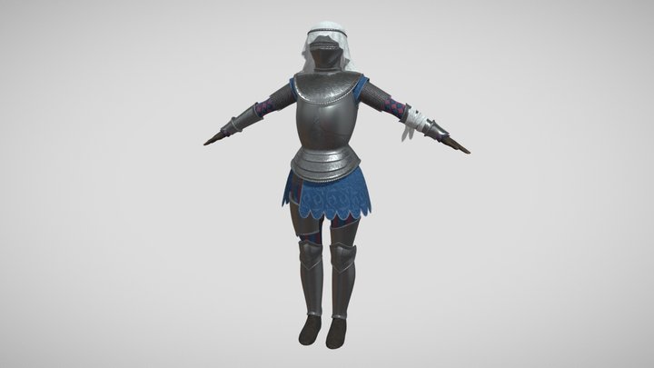 Medieval Fantasy Armor Asset - Thesis Work 3D Model