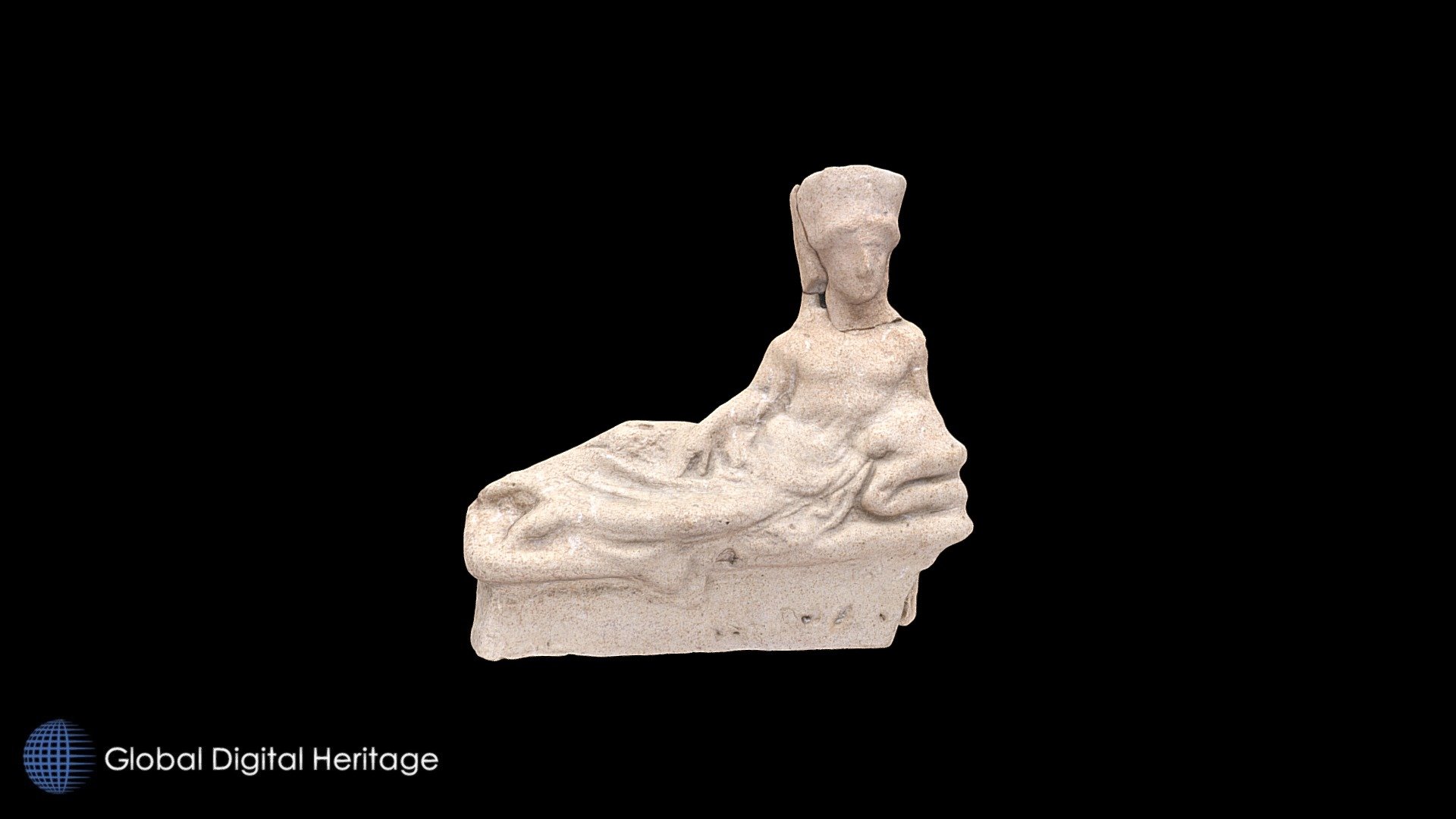 Female terracotta figurine,  Camarina, Sicily