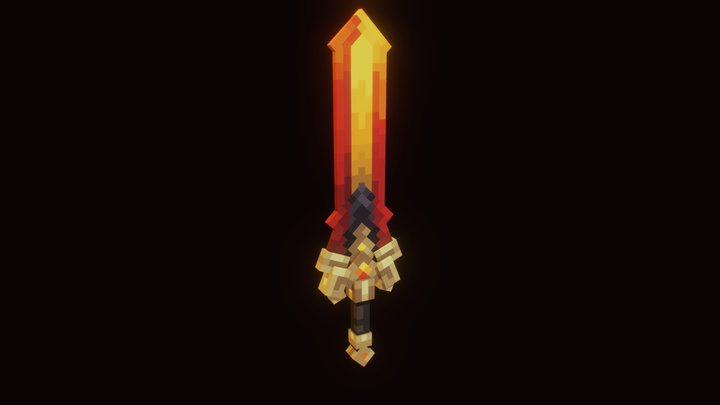 불 대검 3D Model