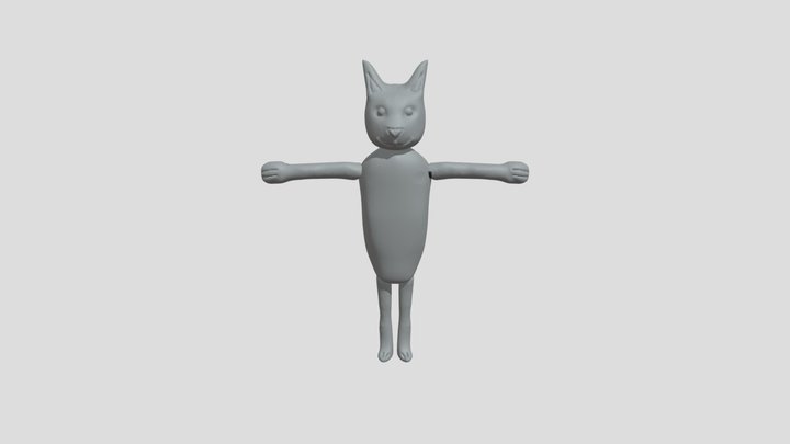 cat2 3D Model