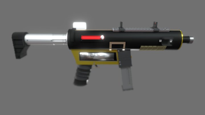 Concept Gun 3D Model