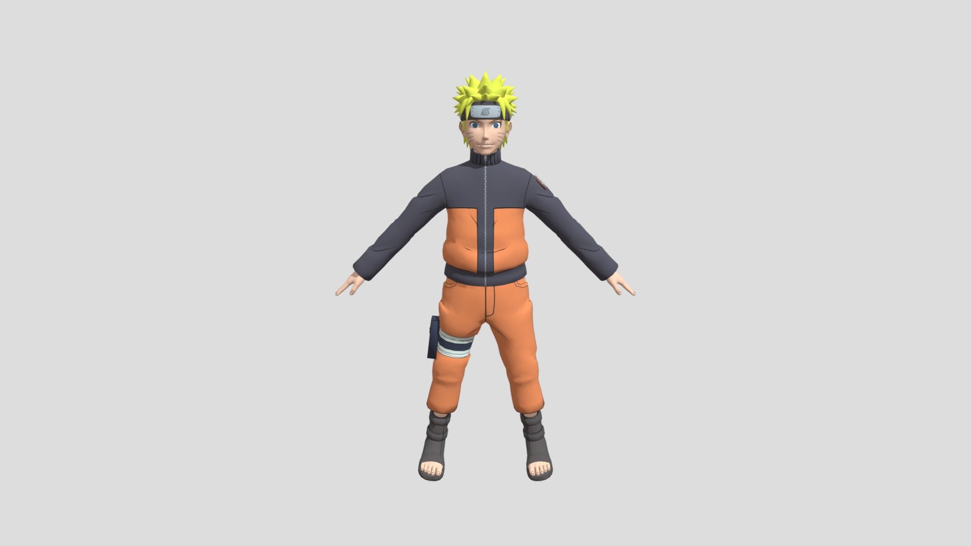 Naruto_rigged - 3D model by saturdaytopup9650.a [1d285b4] - Sketchfab