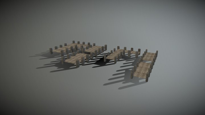 Wooden Docks – Modelo 3D gratuito STL