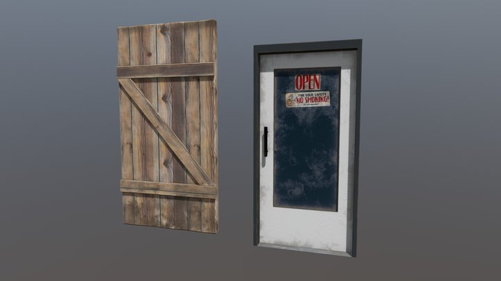 Two doors 3D Model