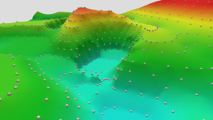 Morasko crater field: DTM 3 3D Model