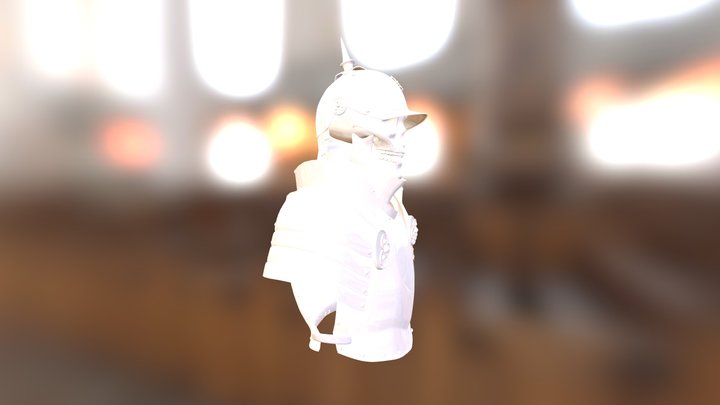 Skeleton Warrior 3D Model
