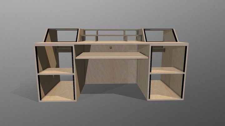 Desk 3D Model