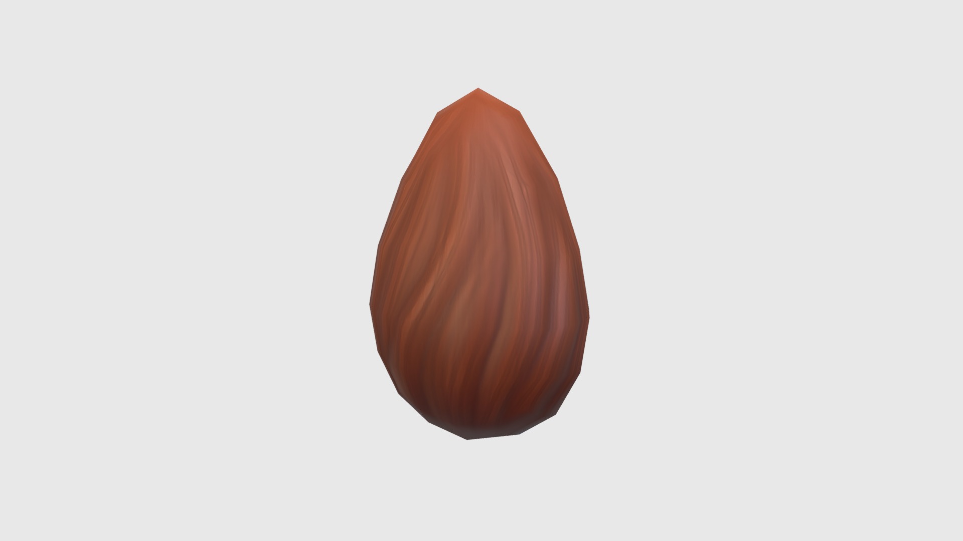 3D model Almond - This is a 3D model of the Almond. The 3D model is about a close-up of a red onion.