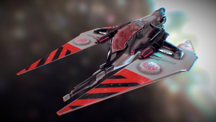 Spaceship 3D Model