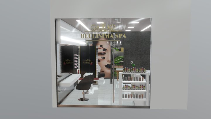 Beauty Salon proposal 2 3D Model