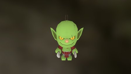 Chibi Goblin 3D Model