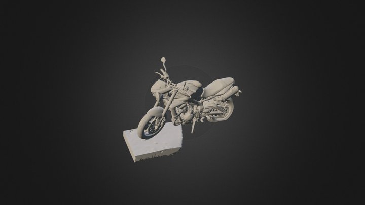 moto triumph Street Triple 3D Model
