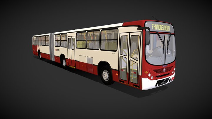 Marcopolo Gran Viale 3D Model