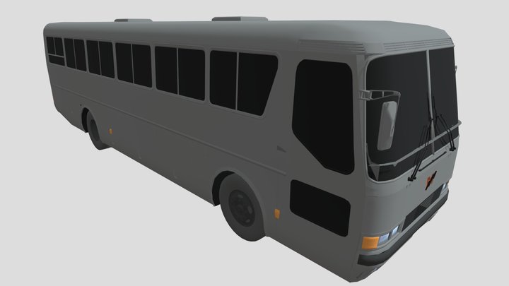 1989 M MB O-371R BUS (V12 GAS) (EU) 3D Model