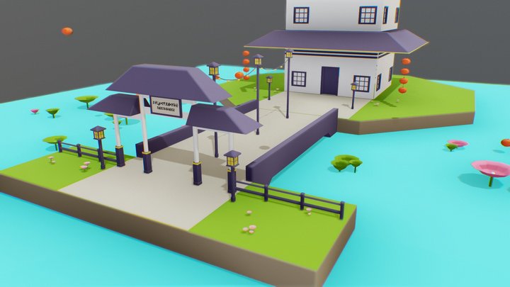 Environment Scene 3D Model