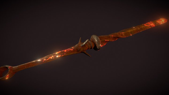 Coiled Sword 3D Model