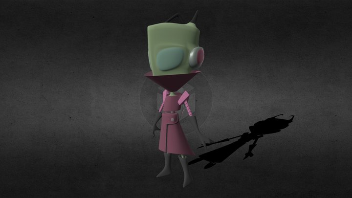 An invader like any other 3D Model