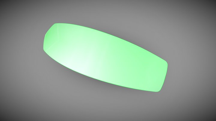 Freeride Foil Board 3D Model