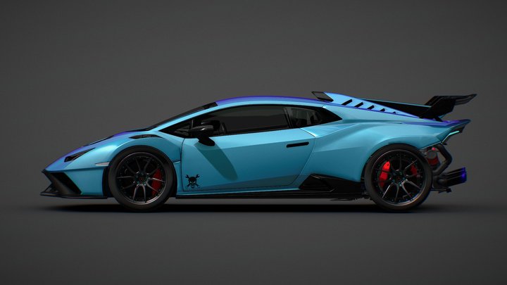 Lamborghini Huracan Twin Turbo [LOST] 3D Model