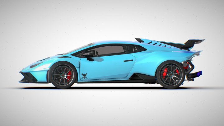Lamborghini Huracan Twin Turbo [LOST] 3D Model