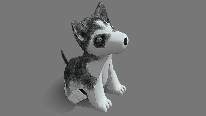 Huskie Day 6 3D Model