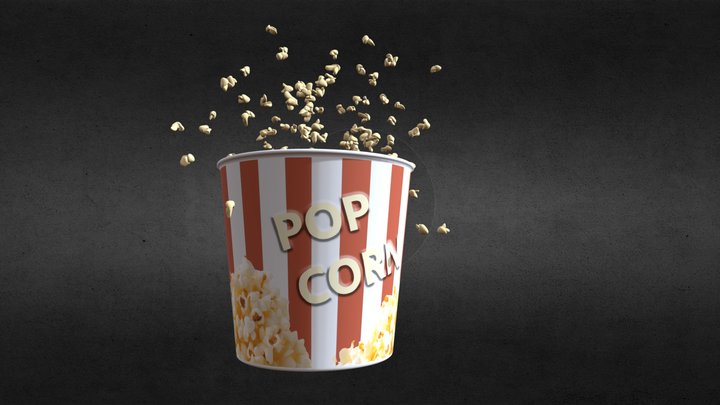 Popcorn Bucket 3D Model