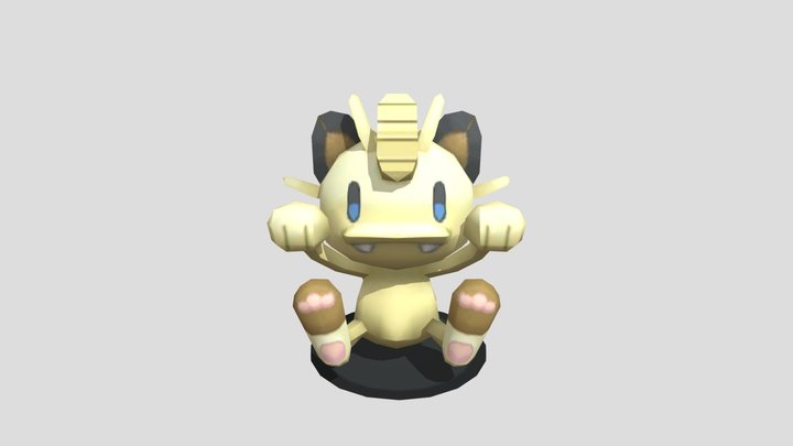 [Pokemon OR/AS] Meowth Doll – Modello 3D gratuito STL