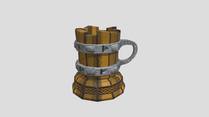 Fantasy Mug 3D Model