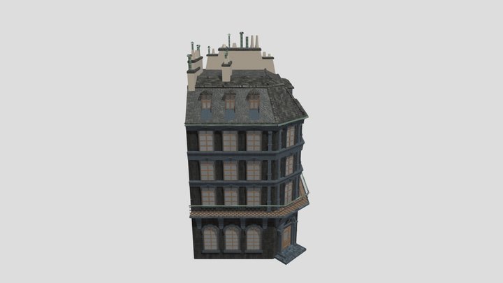 victorian house1 3D Model