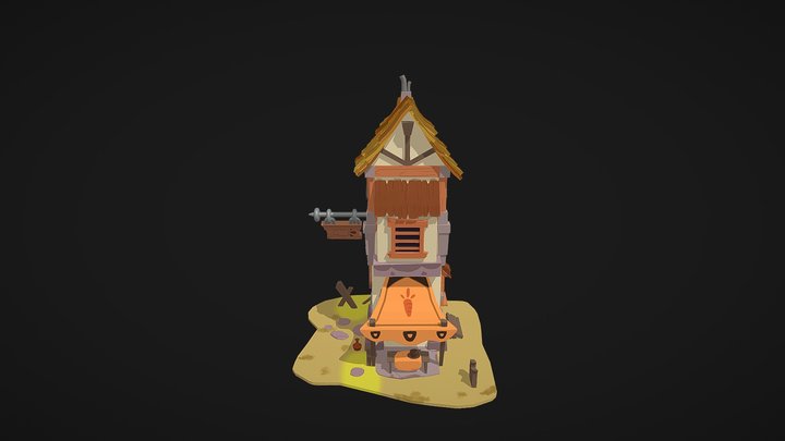 Shack Model 3D Model