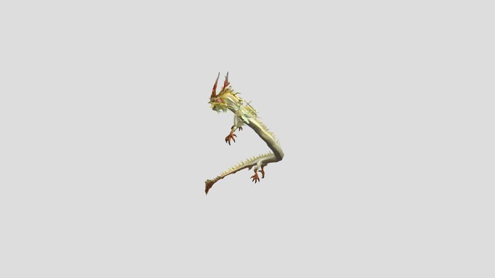 Asian Dragon 3D Model
