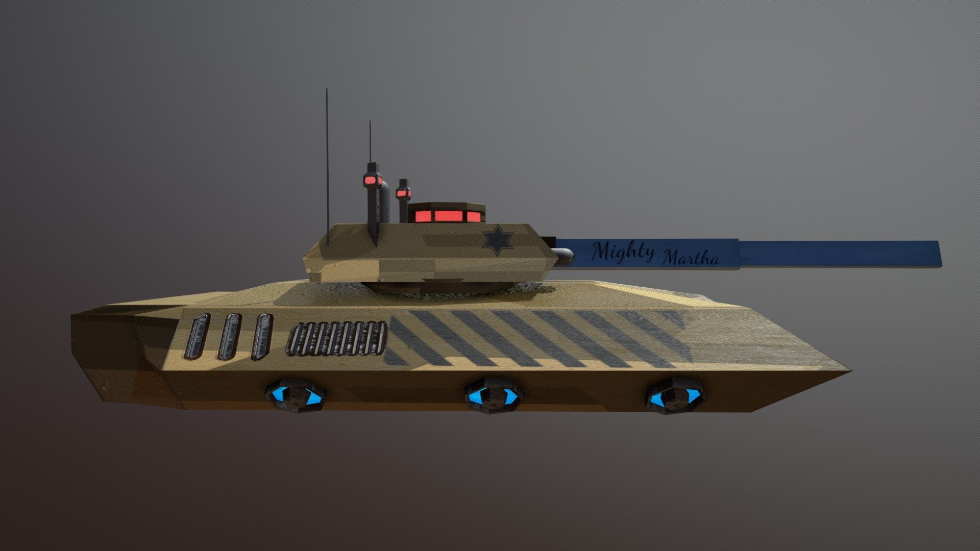 M-7 Marshall Light Recon Tank — Sketchfab embed 3D viewer